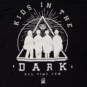 All Time Low Kids In The Dark Black Large Tulex T-shirt